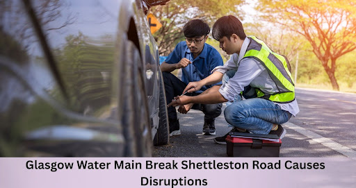 glasgow water main break shettleston road