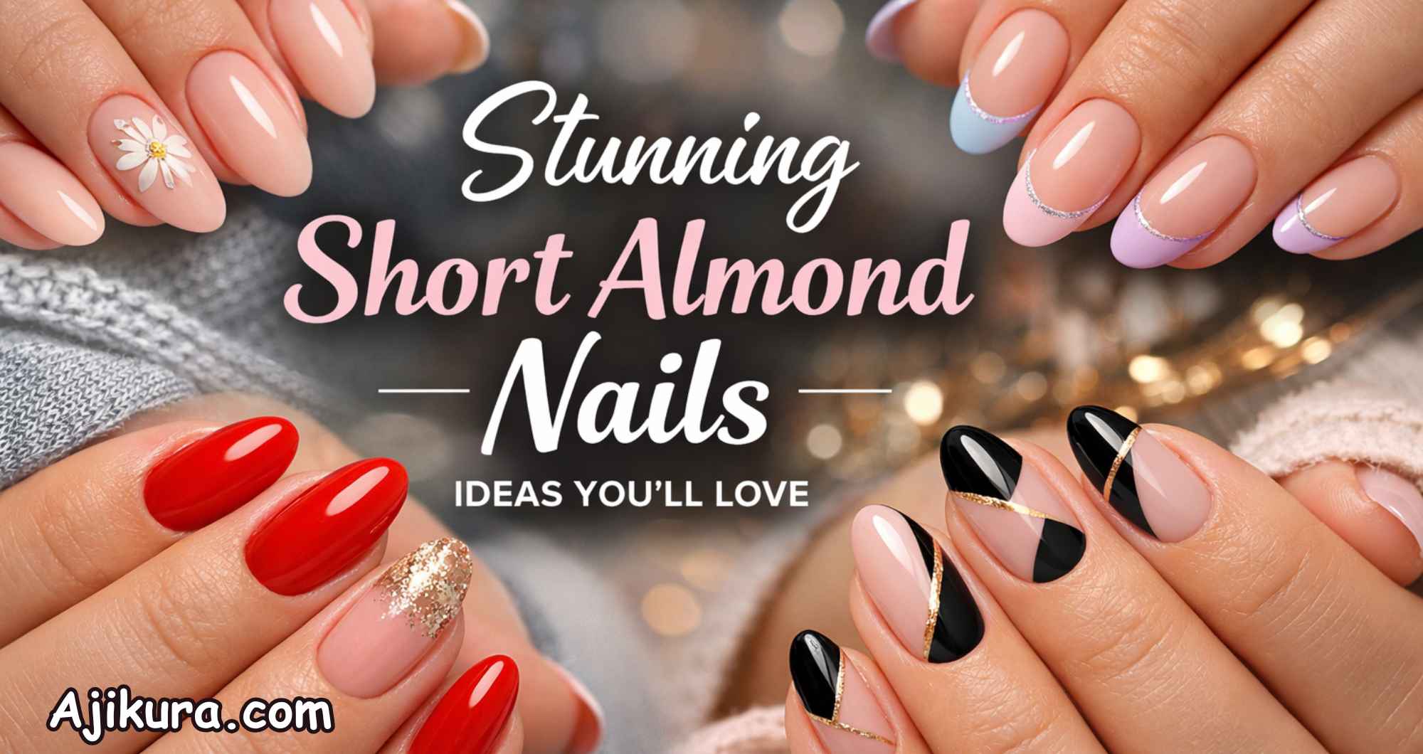 short almond nails